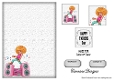 Matching insert sheet for the design sheet - Daddies Little Horrors 4