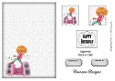 Matching insert sheet for the design sheet - Little Horrors Birthdays 4