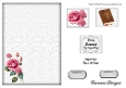 Matching insert sheet for the design sheet - Floral Sympathy 1