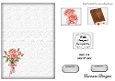 Matching insert sheet for the design sheet - Floral Sympathy 3
