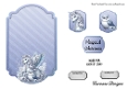 Matching insert sheet for the design sheet - A Unicorn for Christmas 1