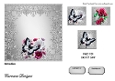 Matching insert sheet for the design sheet - Butterfly Fiesta 2