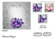 Matching insert sheet for the design sheet - Butterfly Fiesta 3
