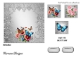 Matching insert sheet for the design sheet - Butterfly Fiesta 4