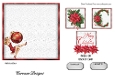 Matching insert sheet for the design sheet - Vintage Christmas 2