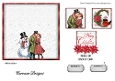 Matching insert sheet for the design sheet - Vintage Christmas 4