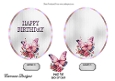 Matching insert sheet for the design sheet - Happy Birthday 1
