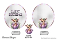 Matching insert sheet for the design sheet - Happy Birthday 4