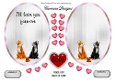 Matching insert sheet for the design sheet - Funny Valentines 3