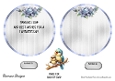 Matching insert sheet for the design sheet - Springtime Birdies
