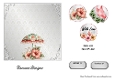 Matching insert sheet for the design sheet - Pink Parasol