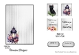 Matching insert sheet for the design sheet - Enchanted Lantern
