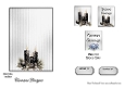 Matching insert sheet for the design sheet - Gothic Christmas Candles