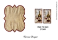 Matching insert for Vino de Paris design sheet