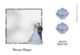 Matching insert for the design sheet - The Bride and Groom.