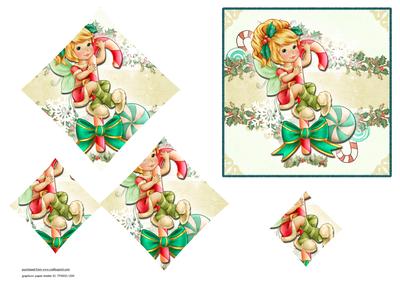 Cute 3D Pyramage for Christmas#2