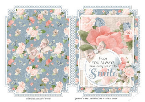floral quick card#2