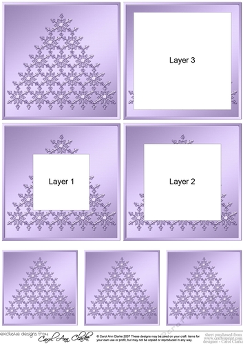 Christmas Snowflake Tree Tunnel Topper