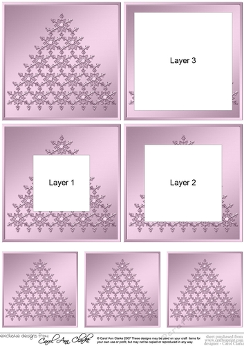 Christmas Snowflake Tree Tunnel Topper