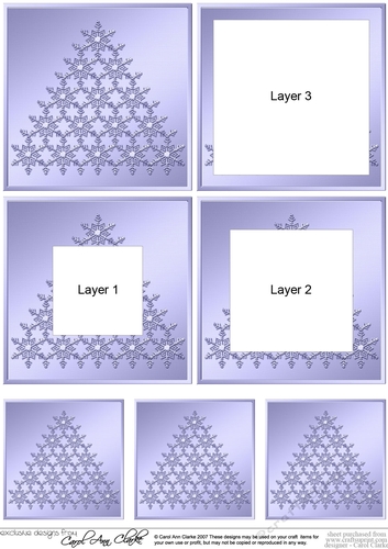 Christmas Snowflake Tree Tunnel Topper