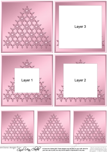 Christmas Snowflake Tree Tunnel Topper