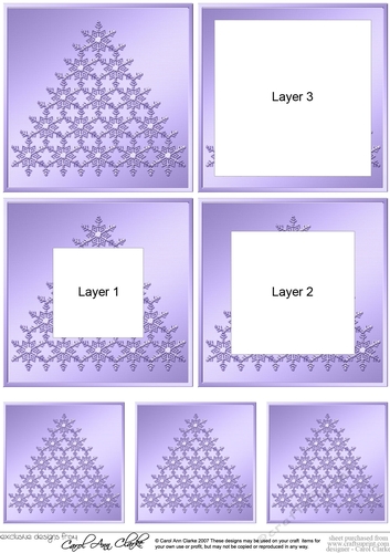 Christmas Snowflake Tree Tunnel Topper