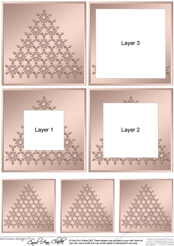 Christmas Snowflake Tree Tunnel Topper