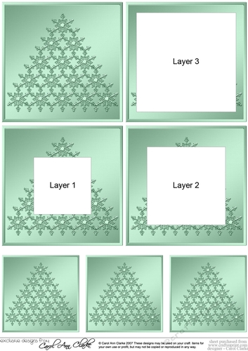 Christmas Snowflake Tree Tunnel Topper