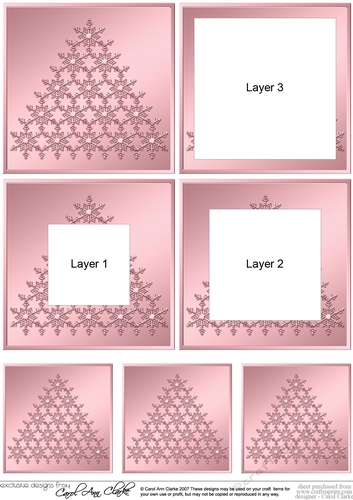 Christmas Snowflake Tree Tunnel Topper