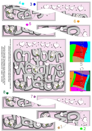 ON YOUR WEDDING DAY Wavy Spiral Side Stacker