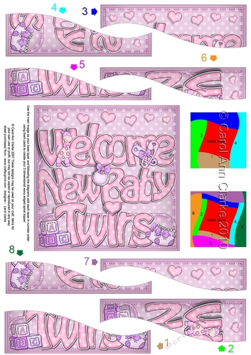 NEW BABY TWINS Wavy Spiral Side Stacker