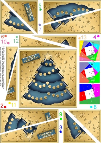 Christmas Tree Twisted Spiral Side Stacker