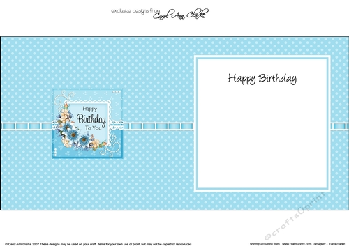 A Touch of Elegance Birthday Flowers Pearls and Lace square landscape insert