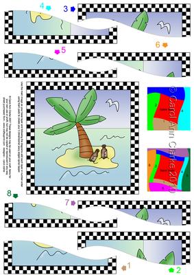 Pirates Ahoy Quick Card with Wavy Spiral Side Stacker