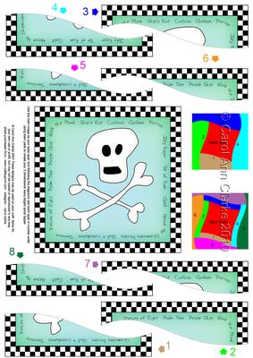 Pirates Ahoy Quick Card with Wavy Spiral Side Stacker