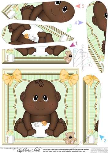 Cute Ethnic New Baby Fan Pyramage Topper