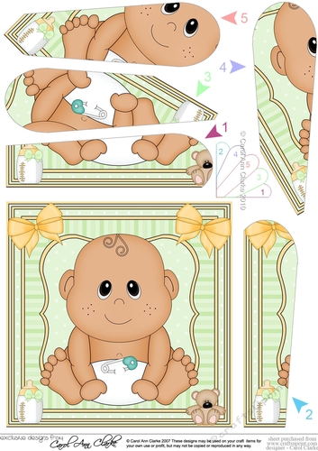 Cute Ethnic New Baby Fan Pyramage Topper