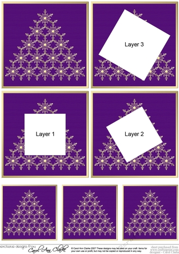 Elegant Christmas Snowflake Tree - Twisted Tunnel Topper