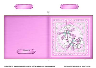 Dreamy Dragonflies - Quick Cut and Fold Card 