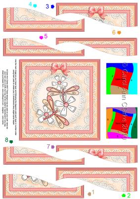 Dreamy Dragonflies Quick Card with Wavy Spiral Side Stacker
