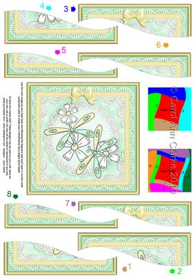 Dreamy Dragonflies Quick Card with Wavy Spiral Side Stacker