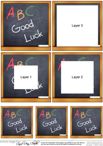 Good Luck Blackboard Tunnel Topper