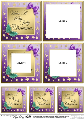 Have a Holly Jolly Christmas - Elegant Christmas Greetings Tunnel Topper