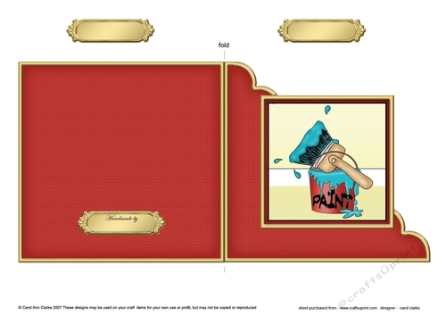 DIY Decorating Quick Cut and Fold Corner Card 