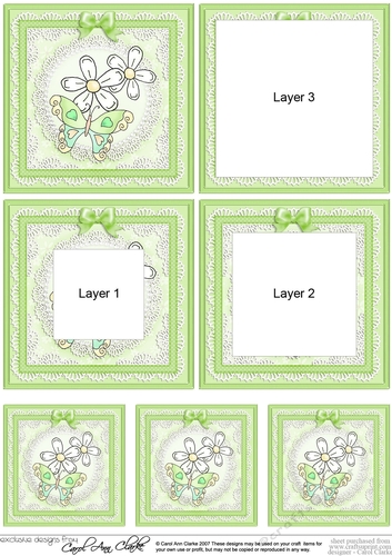 Fluttery Butterfly & Daisies - Tunnel Topper