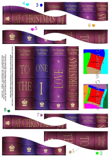 To the One I Love at Christmas - Christmas Books Wavy Spiral Side Stacker