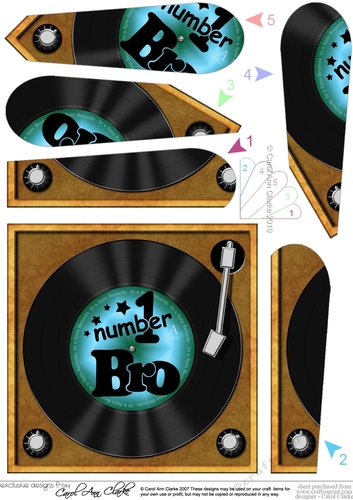 Number 1 Bro Record - Fan Pyramage Topper