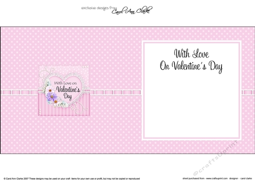 A Touch of Elegance Valentines Day Flowers, Lace & Pearls - square landscape insert