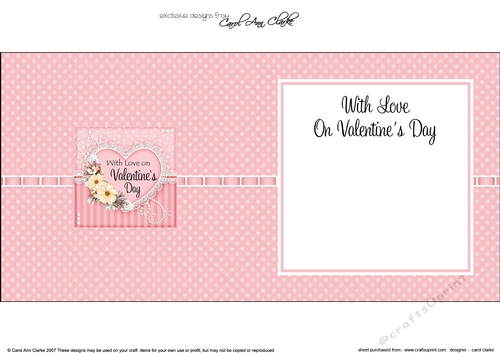 A Touch of Elegance Valentines Day Flowers, Lace & Pearls - square landscape insert