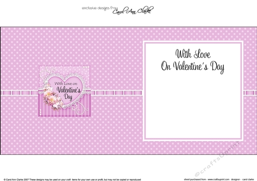 A Touch of Elegance Valentines Day Flowers, Lace & Pearls - square landscape insert